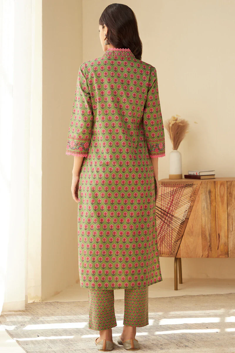 Rosheen Nida Sanganeri Kurta - Image 7
