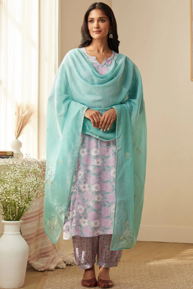 Rosheen Nida Sanganeri Kurta - Image 4