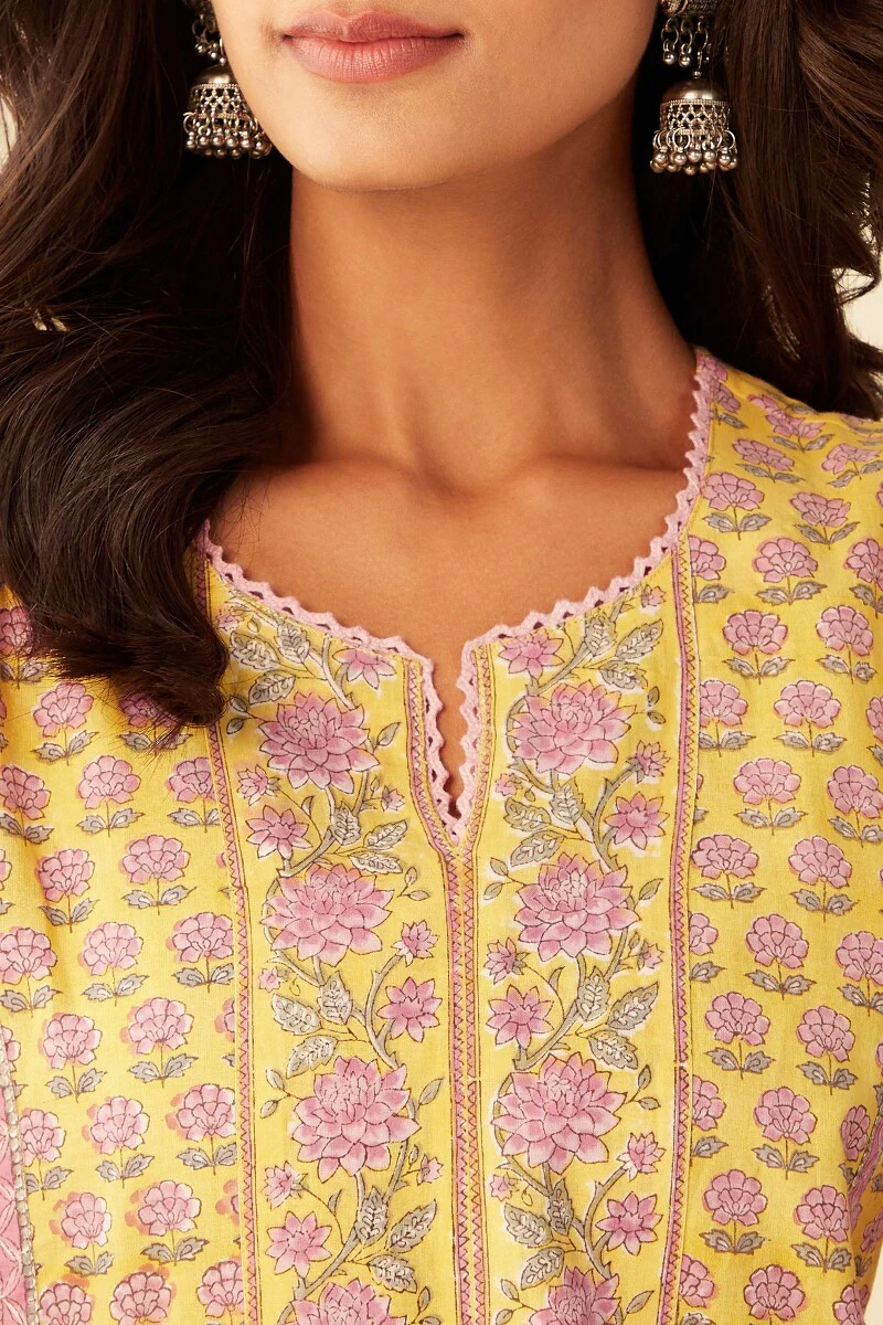 Rosheen Nikhat Sanganeri Kurta - Image 5