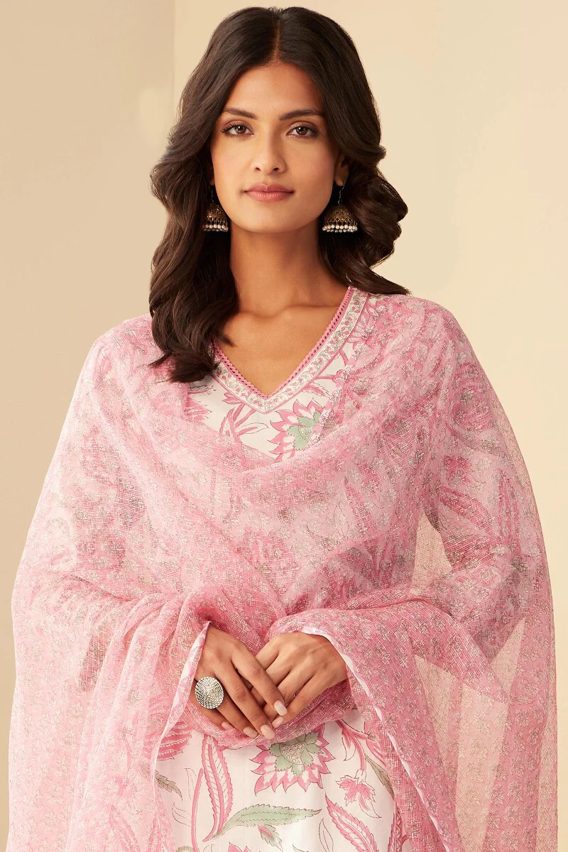 Rosheen Niyamat Sanganeri Dupatta