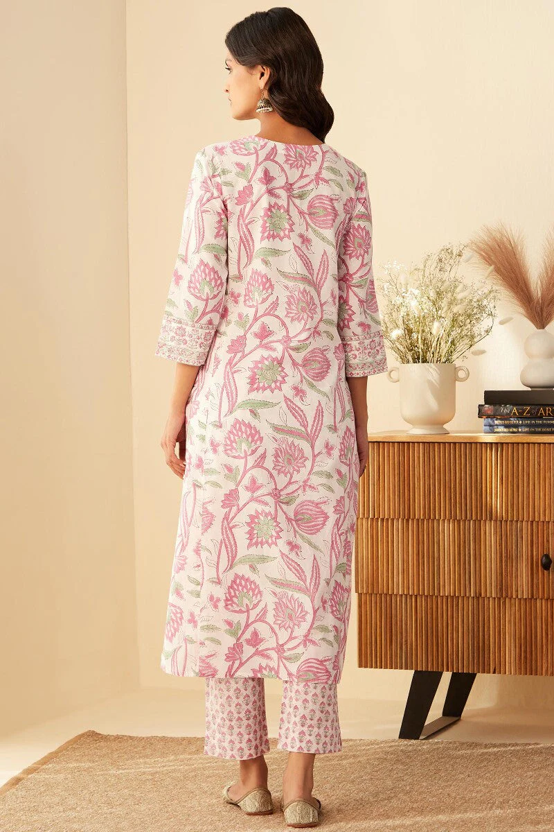 Rosheen Niyamat Sanganeri Kurta - Image 8