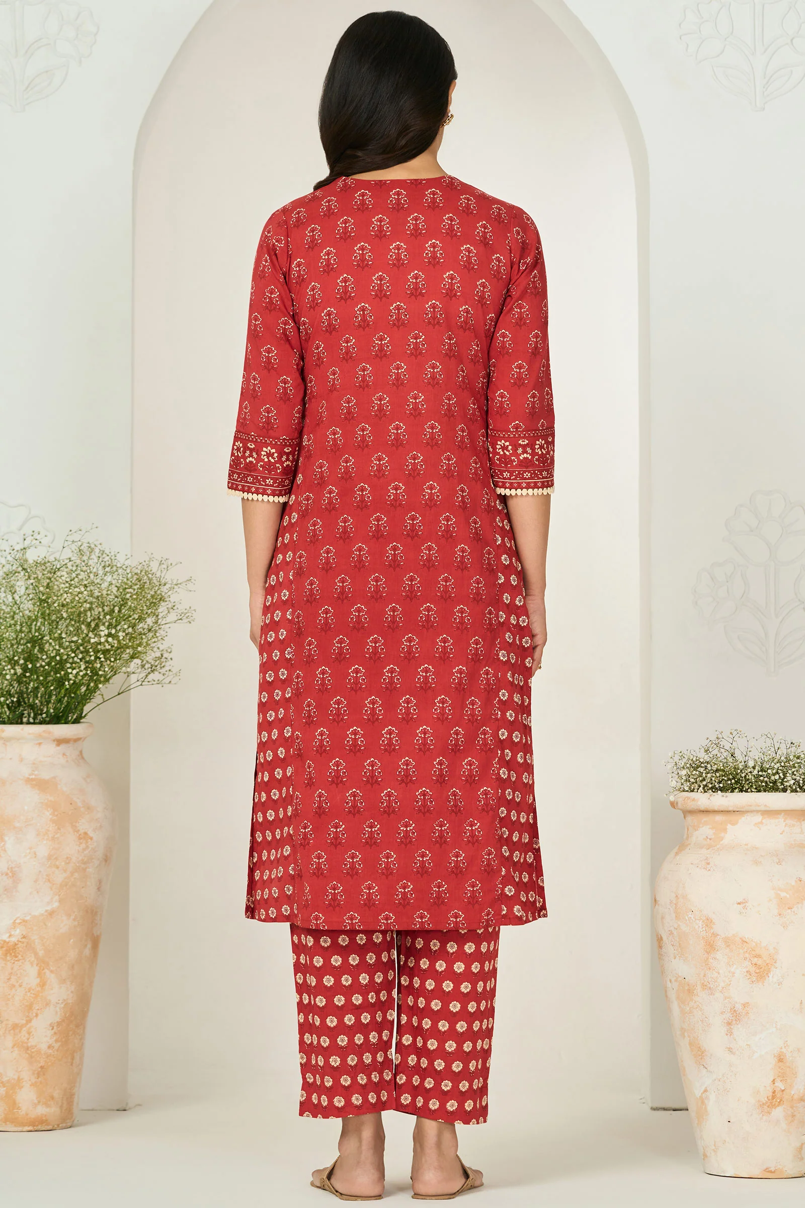 Surplus: Rosheen Rabia Sanganeri Kurta - Image 8