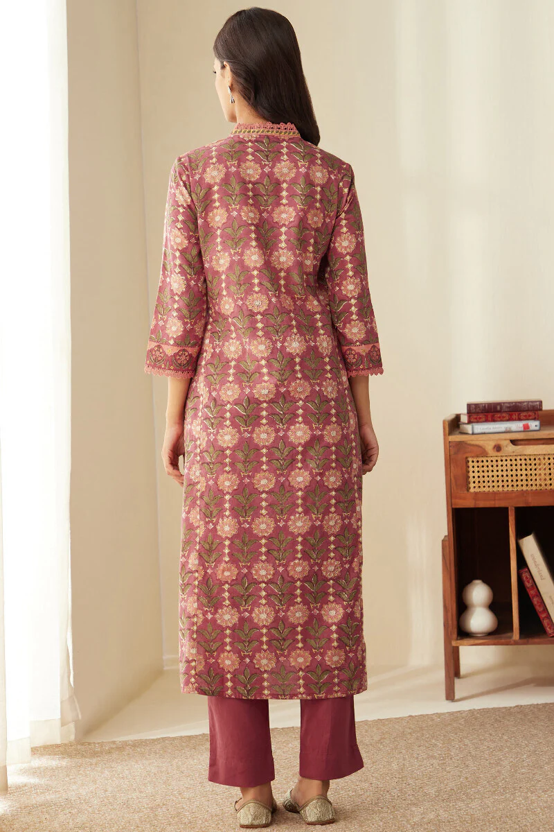 Rosheen Rafiya Sanganeri Kurta - Image 6