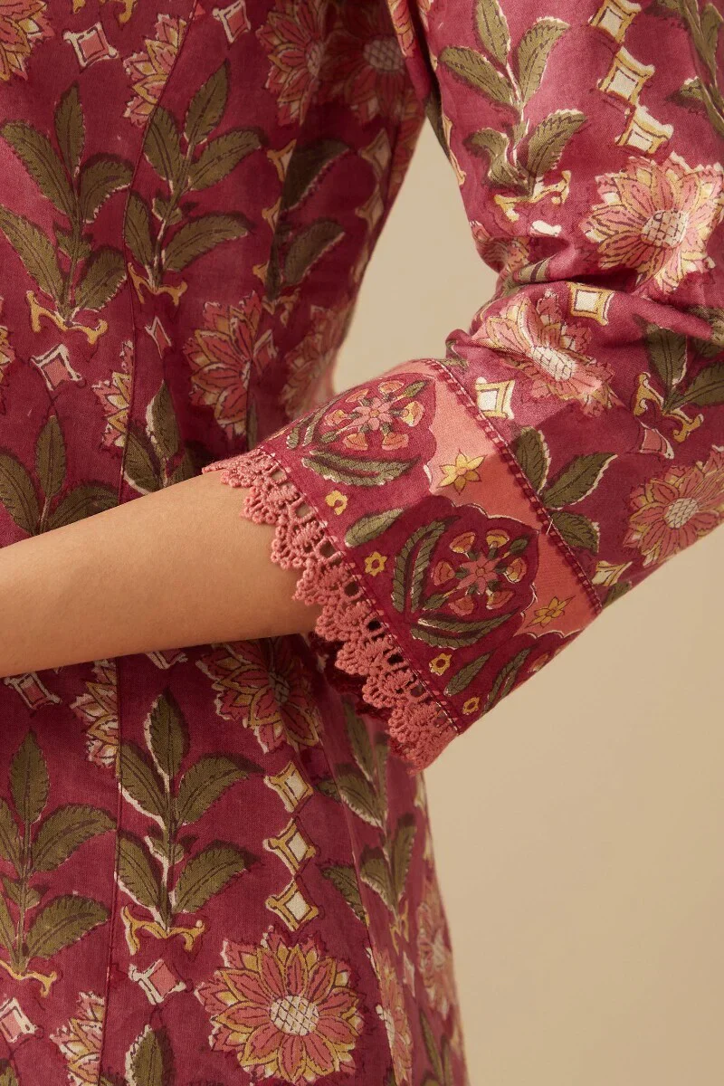 Rosheen Rafiya Sanganeri Kurta - Image 4