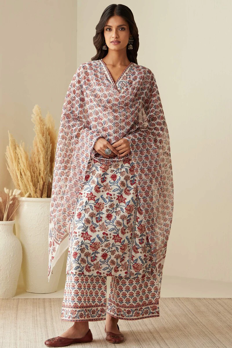 Rosheen Rumi Sanganeri Dupatta - Image 3