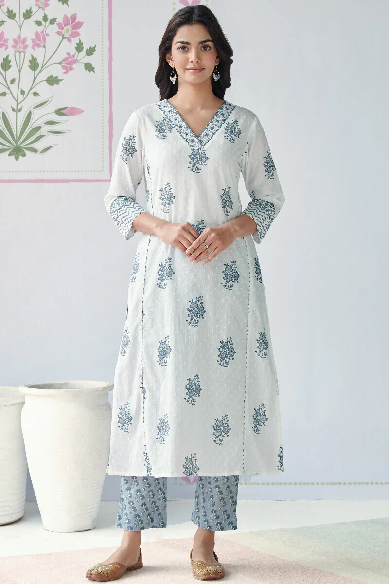 Rosheen Safeena Sanganeri Kurta - Image 2