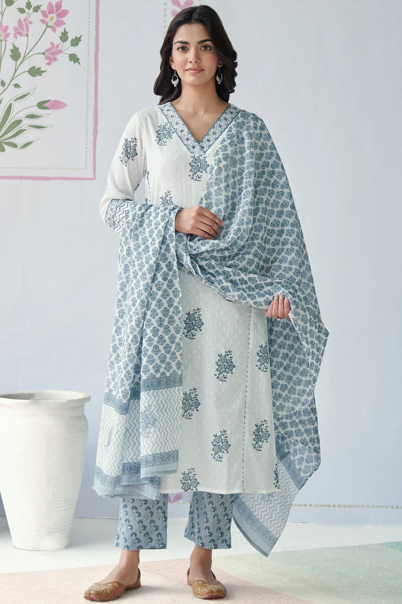 Rosheen Safeena Sanganeri Kurta - Image 4