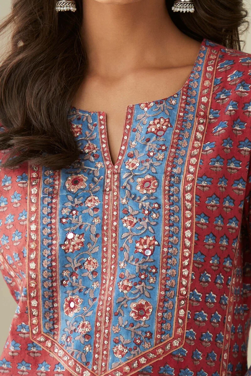 Rosheen Safina Sanganeri Kurta - Image 5