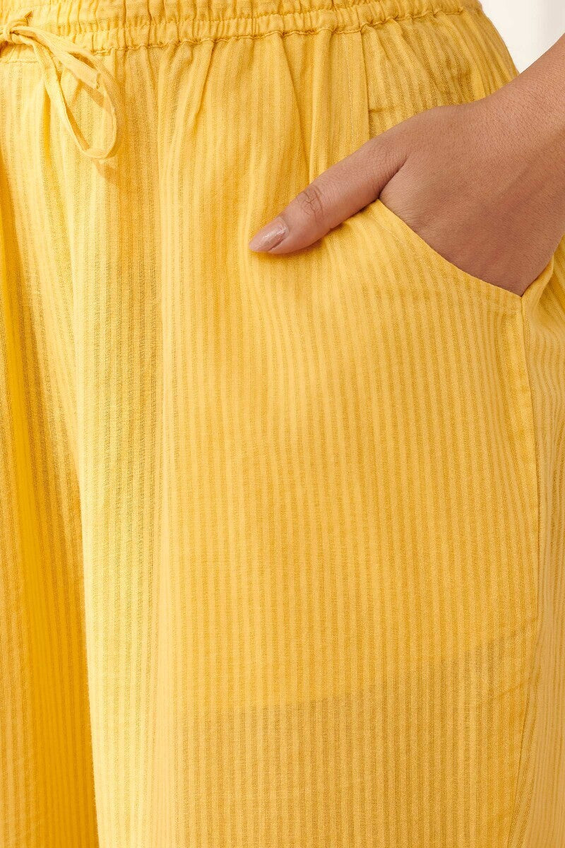 Rosheen Samaira Yellow Narrow Pants - Image 4