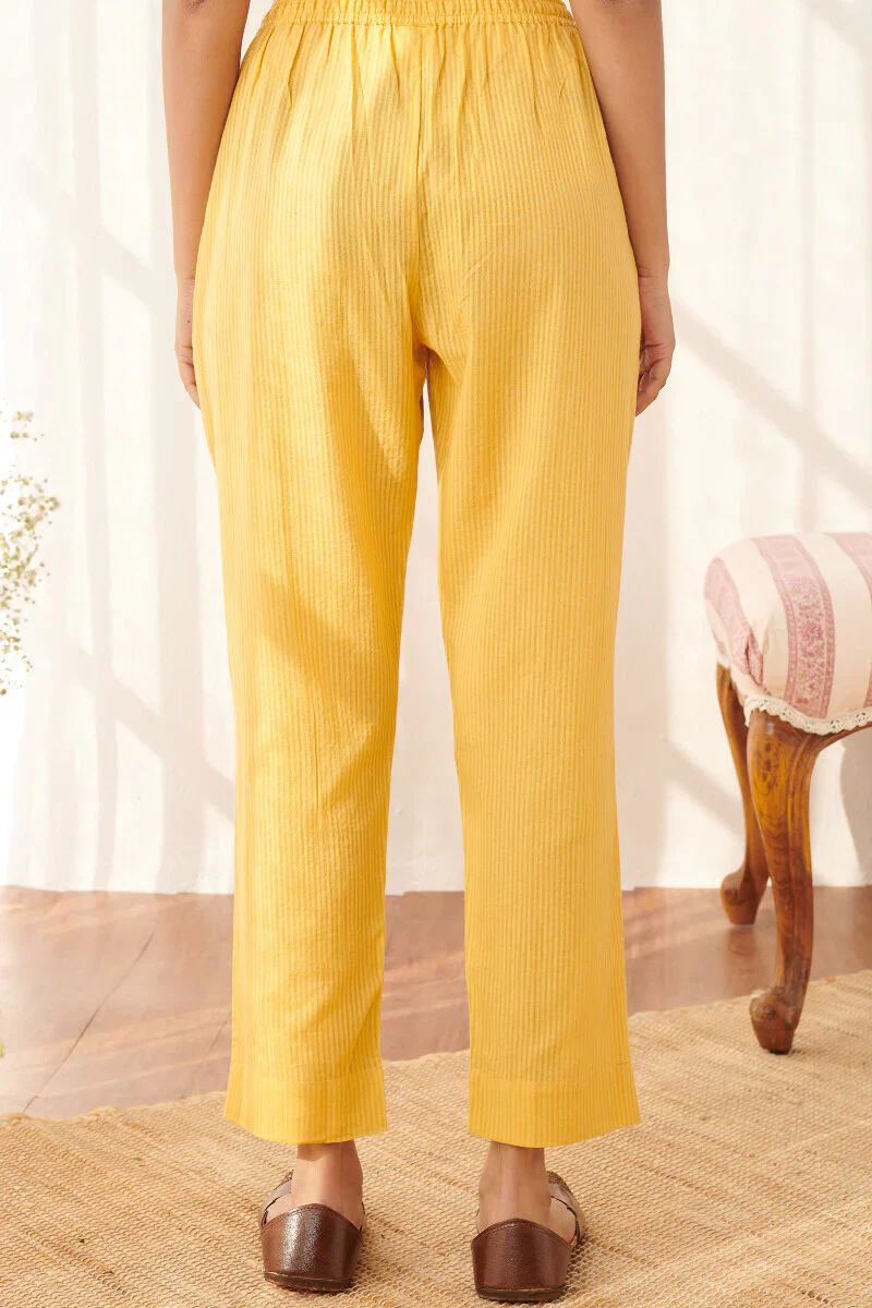 Surplus: Rosheen Samaira Yellow Narrow Pants - Image 5
