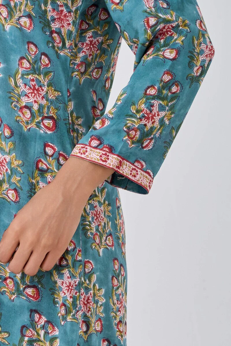 Rosheen Samreen Sanganeri Kurta - Image 6