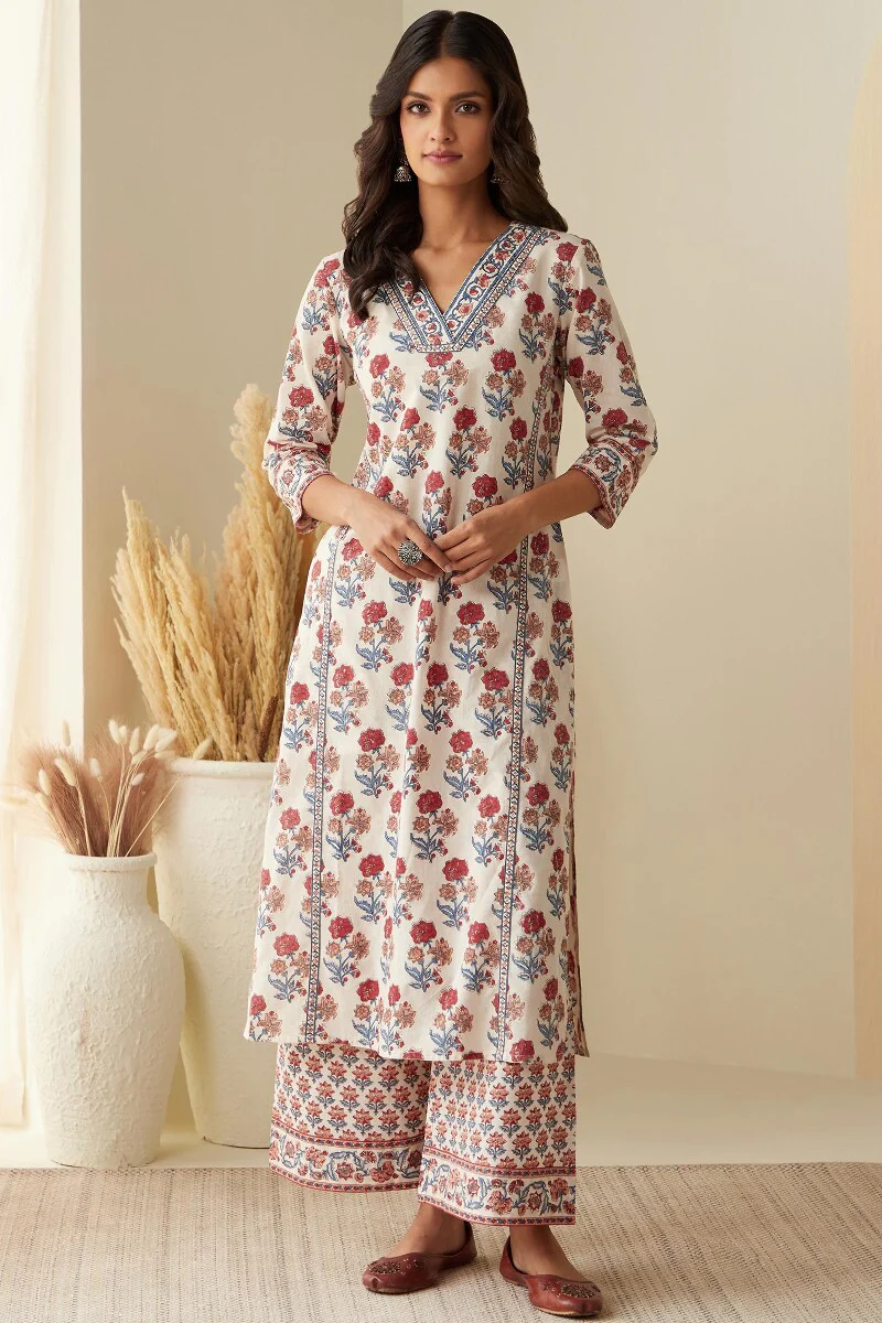 Rosheen Zara Sanganeri Kurta - Image 2