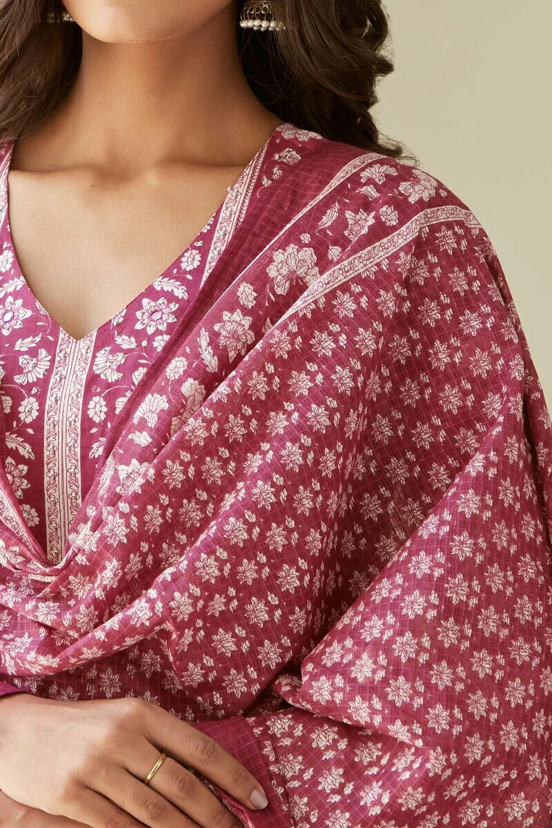 Rosheen Zarin Sanganeri Dupatta - Image 2