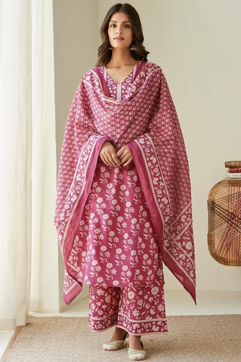 Rosheen Zarin Sanganeri Dupatta - Image 3