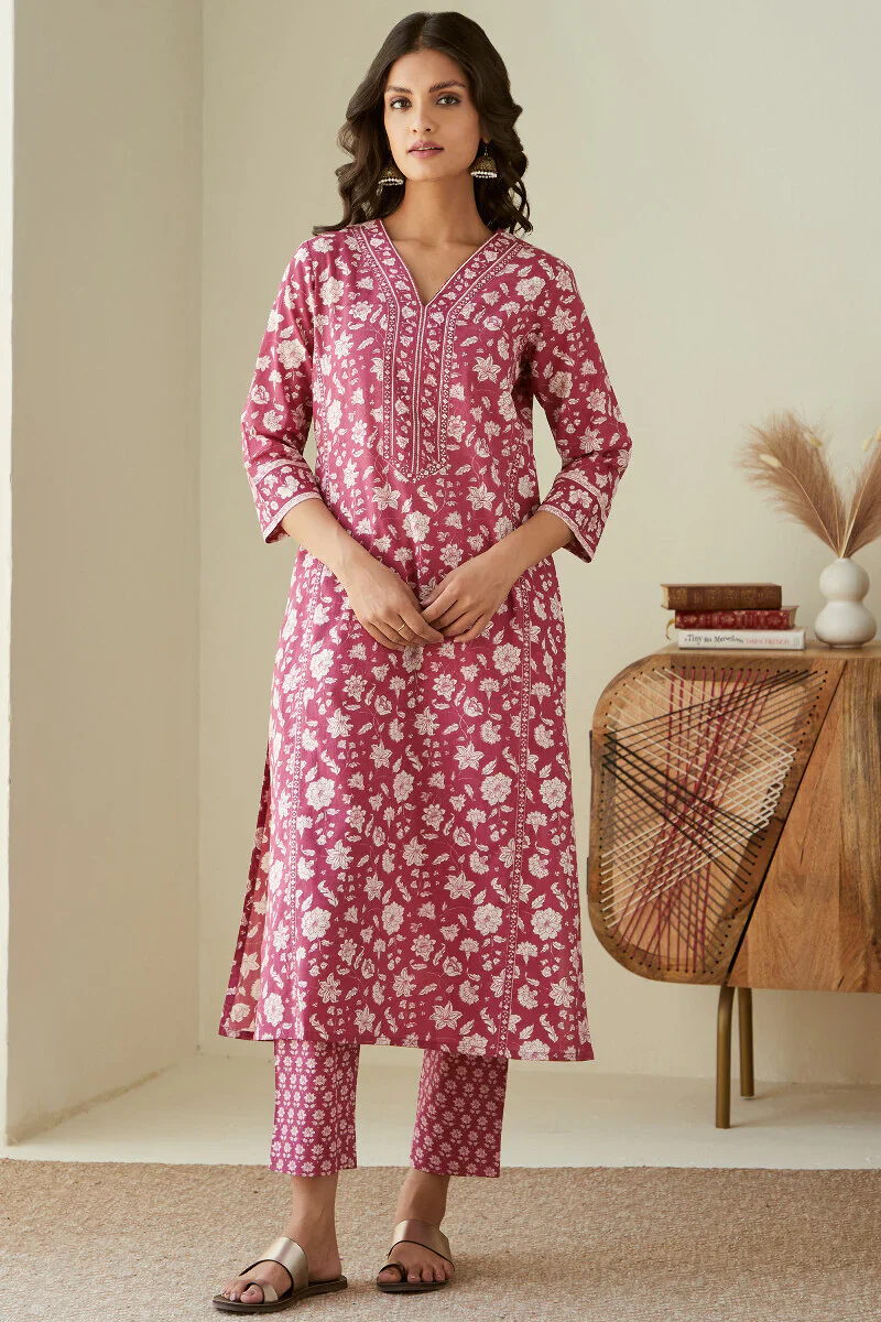 Rosheen Zarin Sanganeri Kurta - Image 2