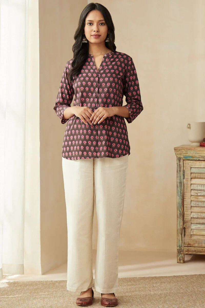 Rosheen Zeenat Sanganeri Top - Image 3