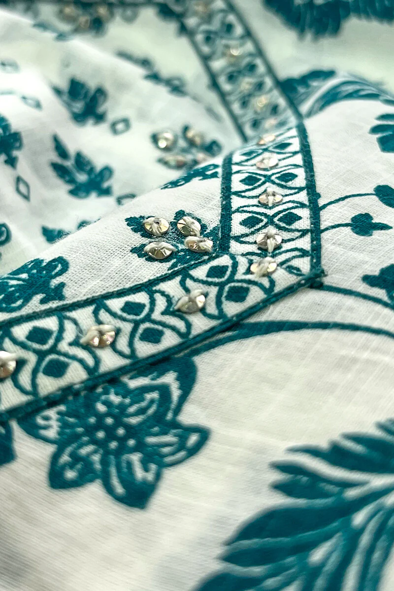 Rosheen Zenia Sanganeri Kurta - Image 3