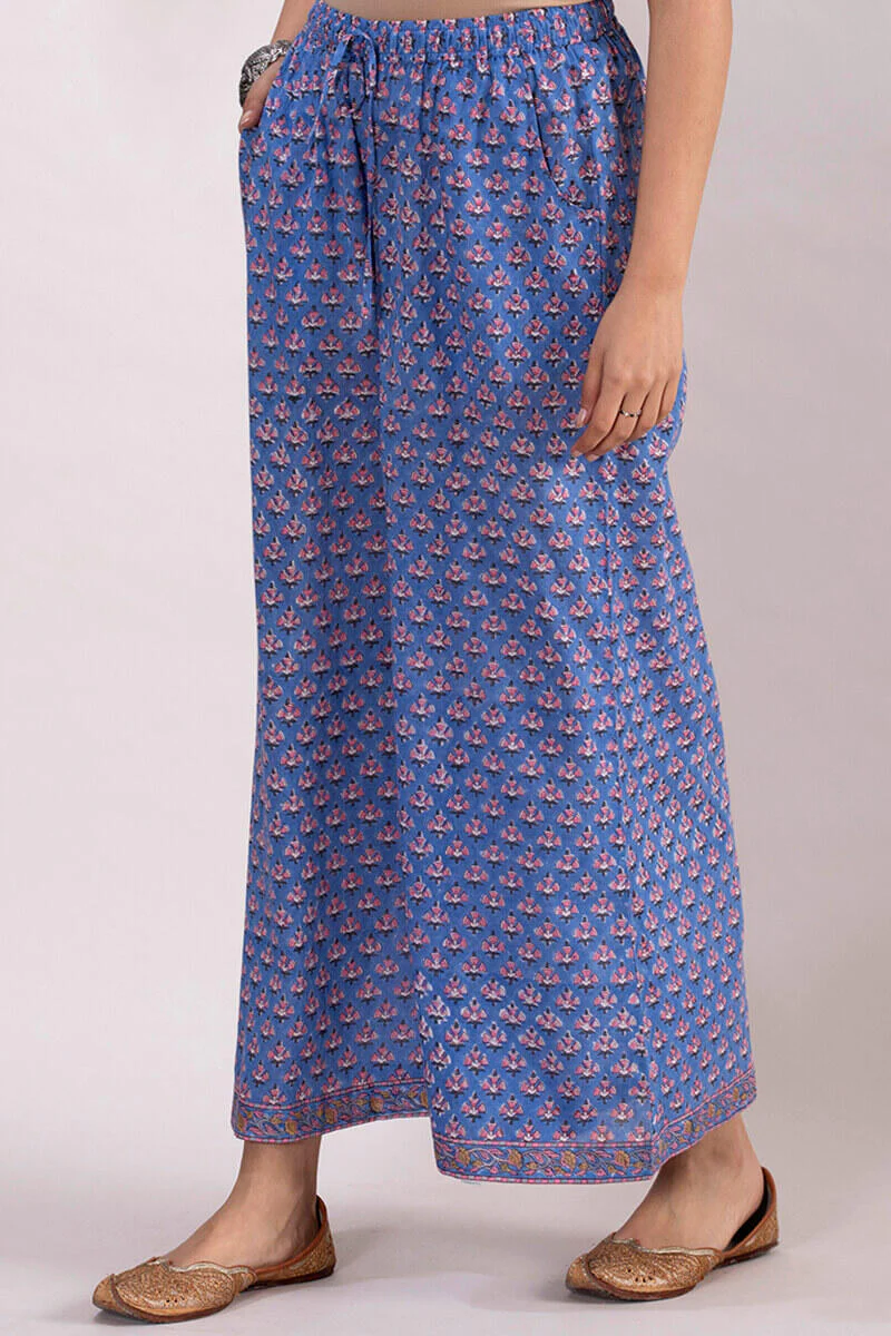 Roz Meher Aasma Block Printed Palazzo - Image 3
