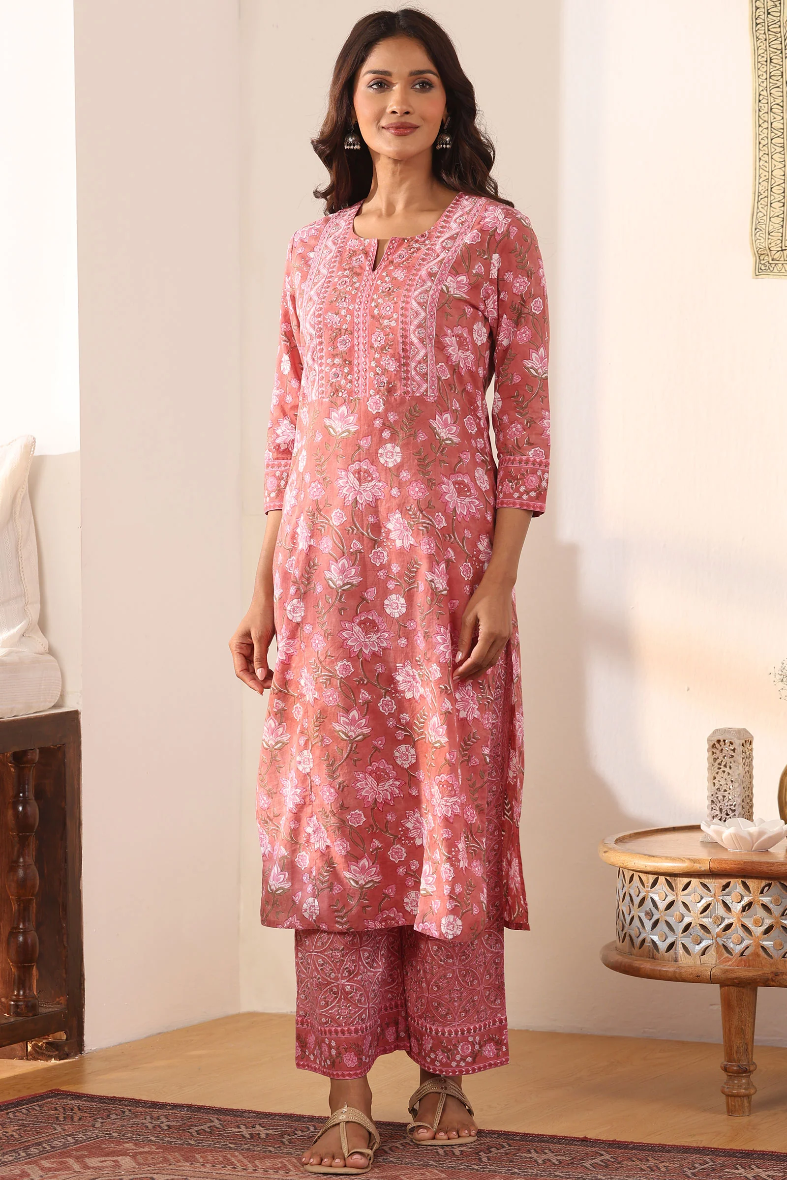 Roz Meher Ada Sanganeri Kurta - Image 2
