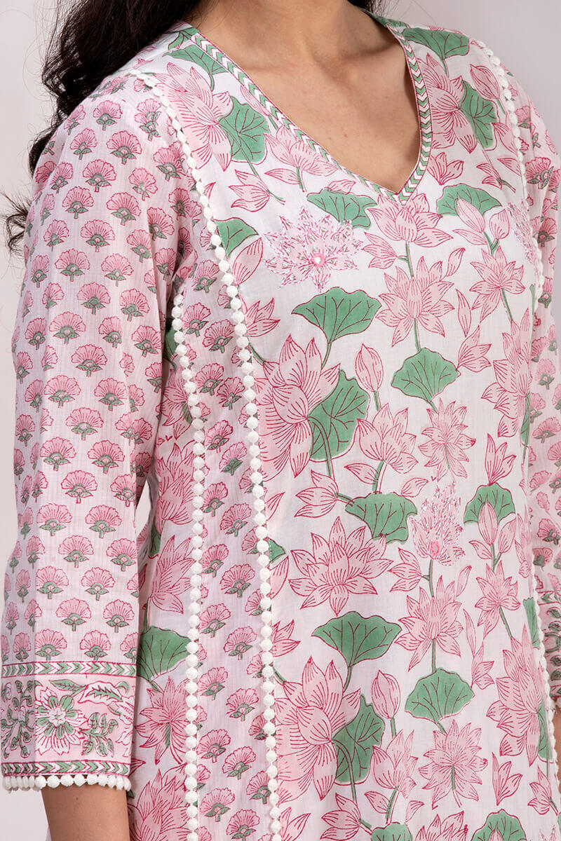 Roz Meher Afra Kurta - Image 6