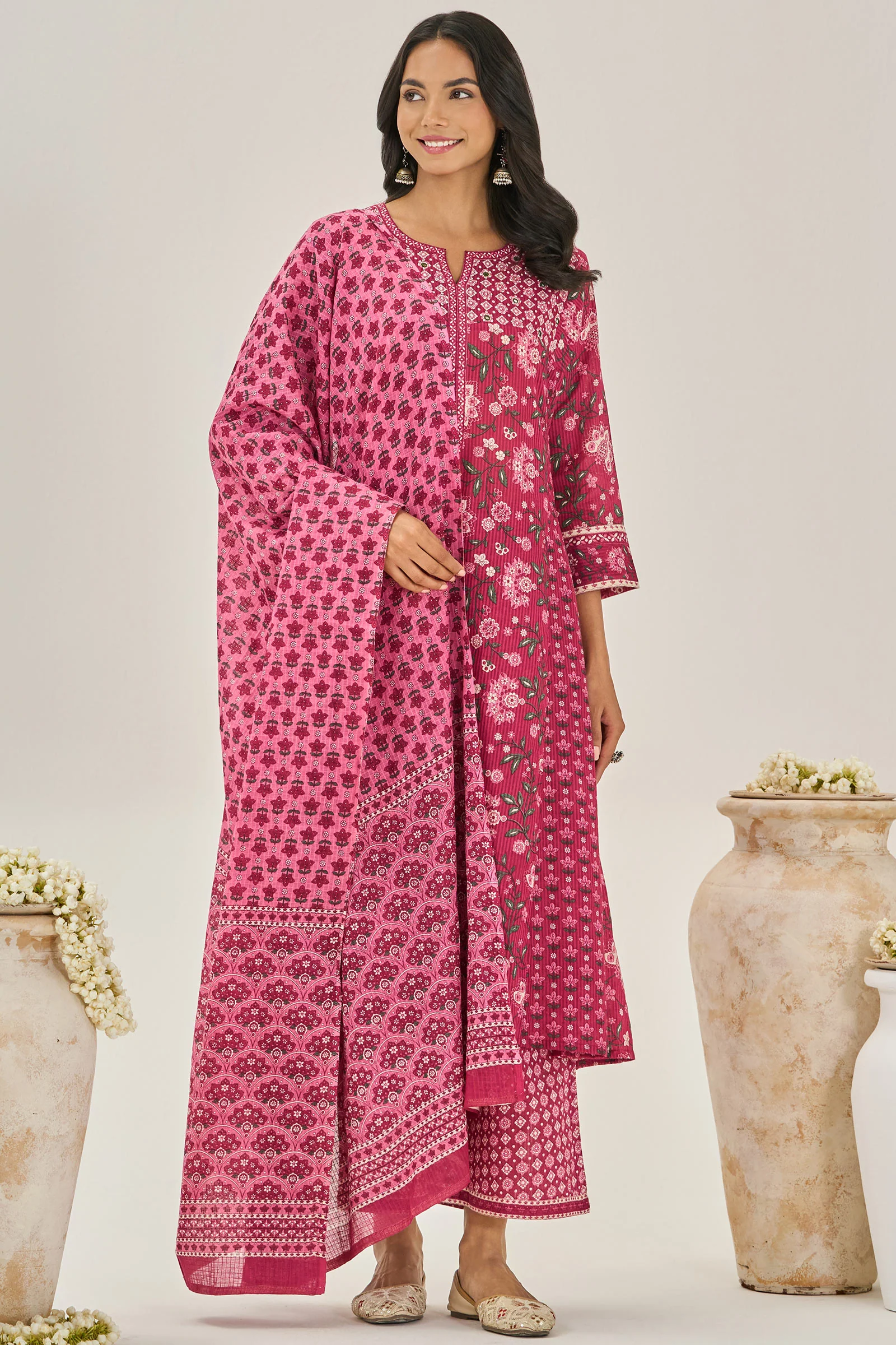 Roz Meher Alizah Sanganeri Kurta - Image 6