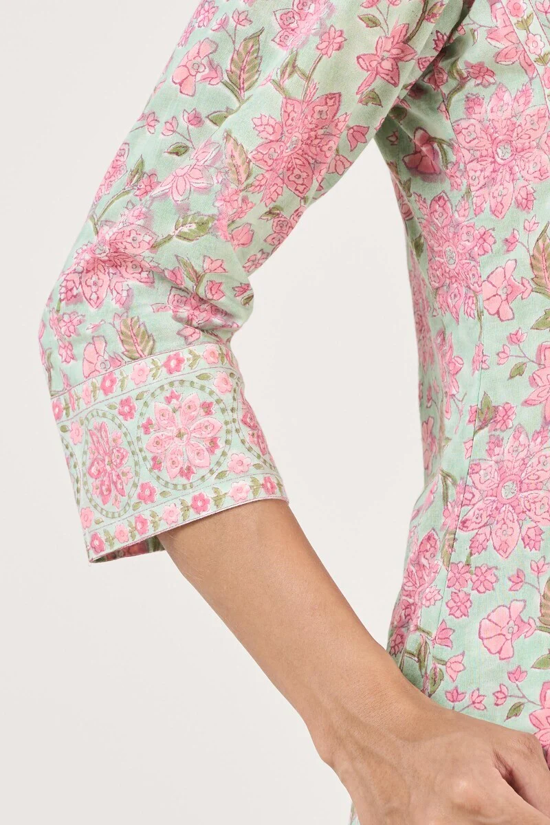 Roz Meher Azah Sanganeri Kurta - Image 6