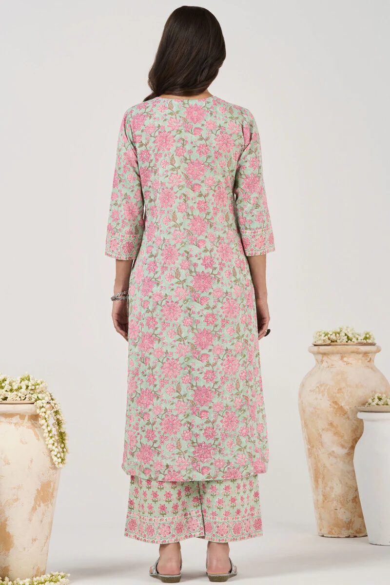 Roz Meher Azah Sanganeri Kurta - Image 8