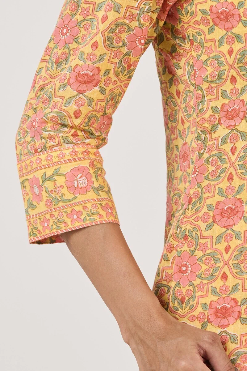 Roz Meher Azaira Sanganeri Kurta - Image 7