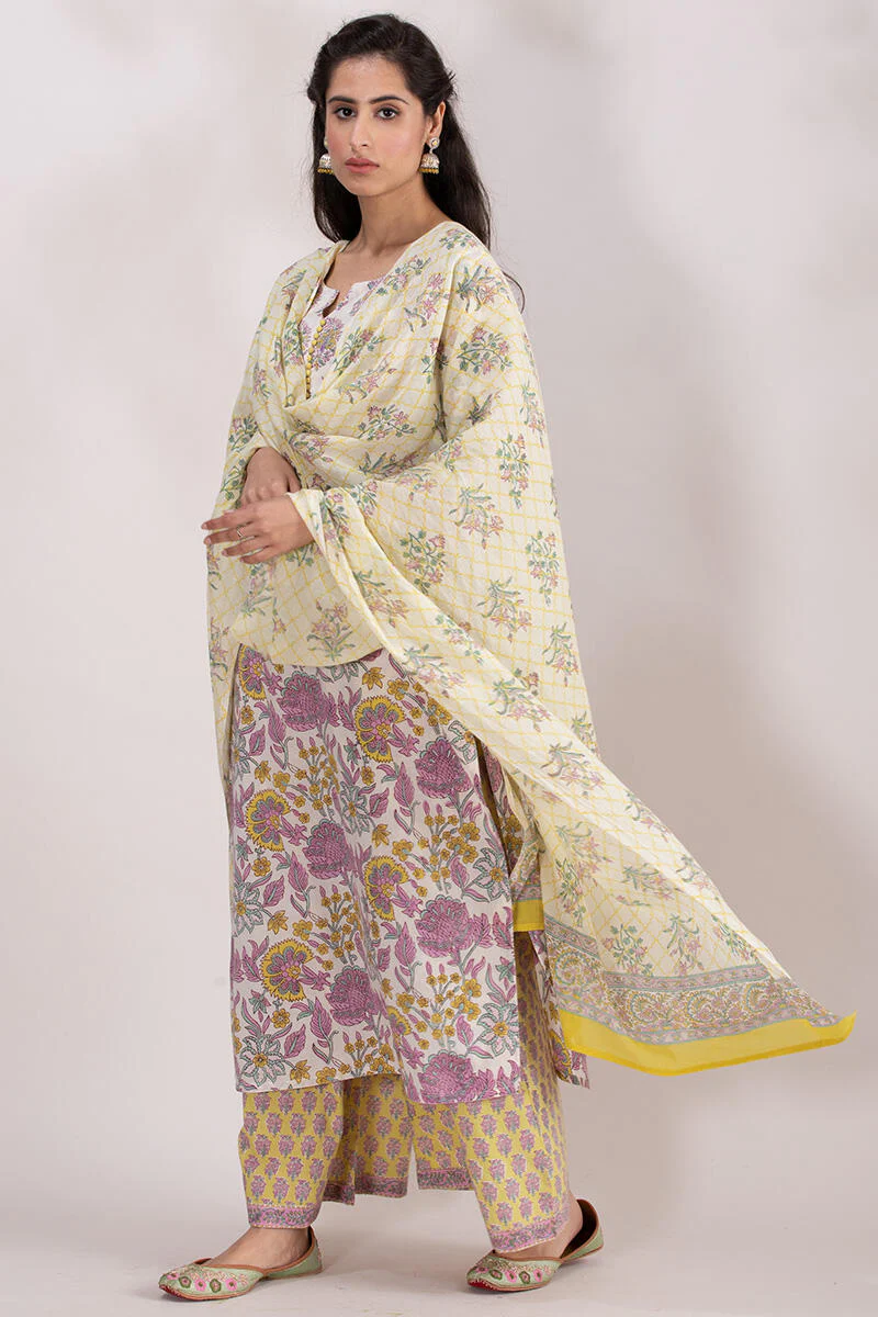 Roz Meher Farzin Block Printed Kurta - Image 5