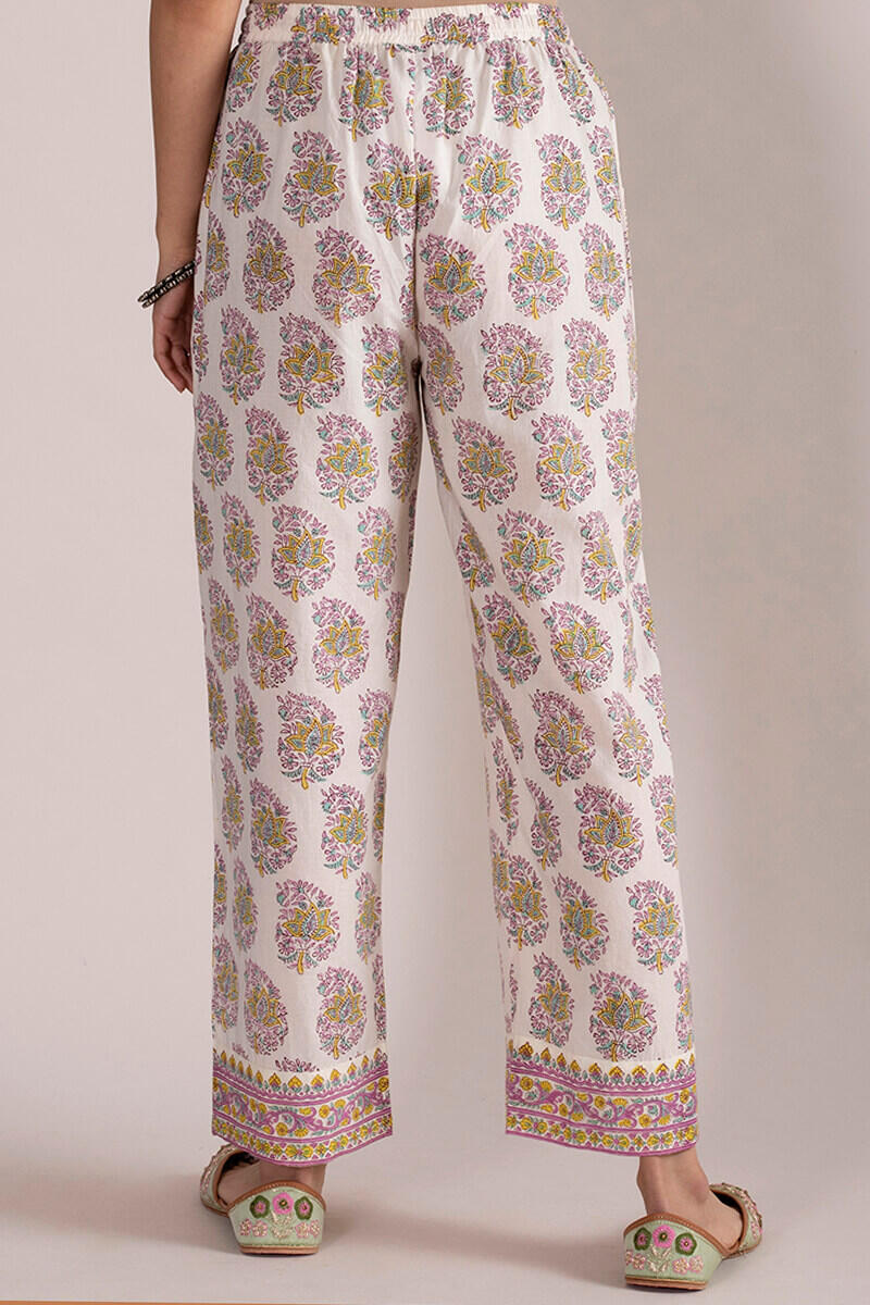Roz Meher Farzin Block Printed Straight Farsi - Image 4