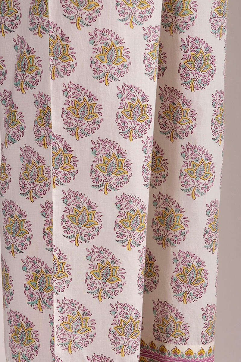 Roz Meher Farzin Block Printed Straight Farsi - Image 6