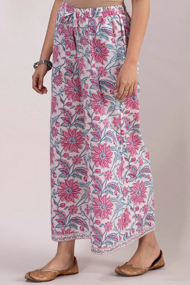 Roz Meher Inaya Block Printed Palazzo - Image 3
