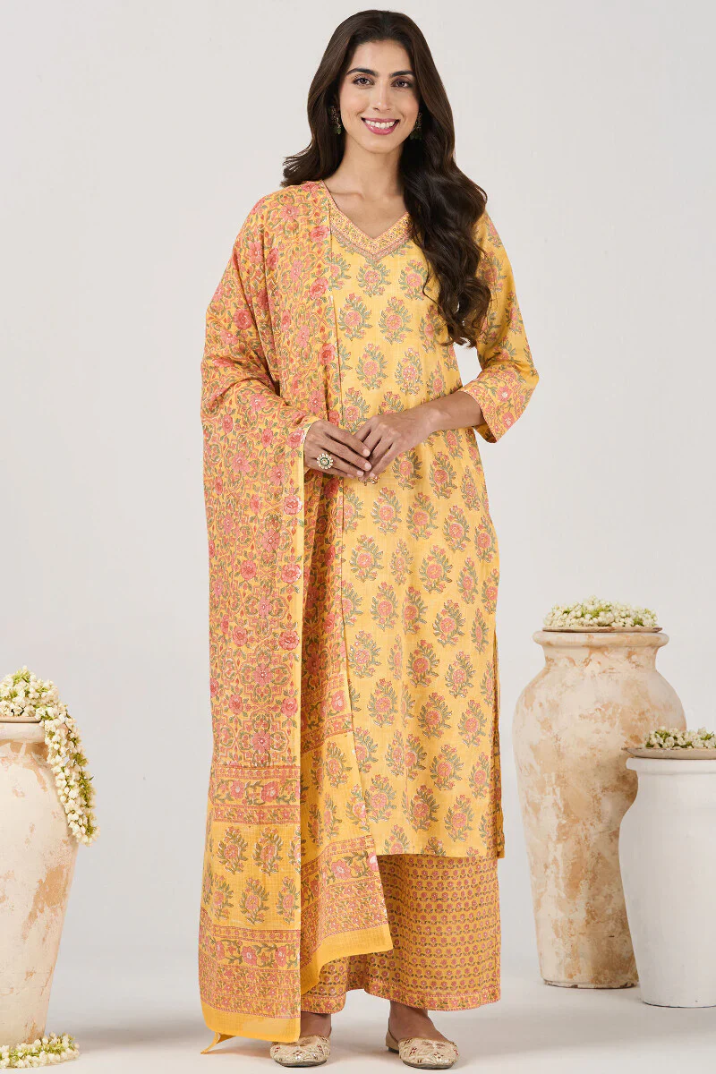 Surplus: Roz Meher Jahanzeb Sanganeri Dupatta - Image 3
