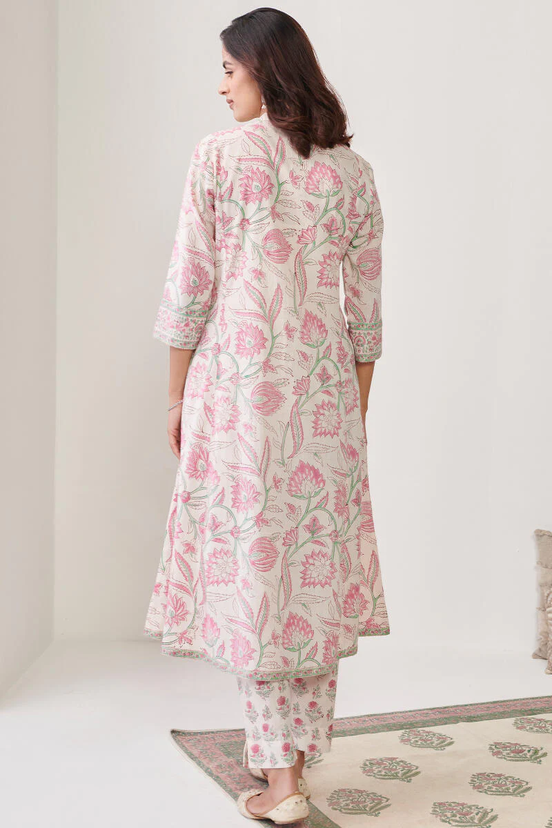 Roz Meher Mahin Sanganeri Kurta - Image 7