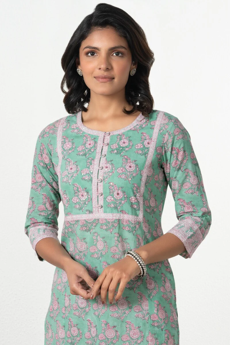 Roz Meher Mirza Sanganeri Kurta