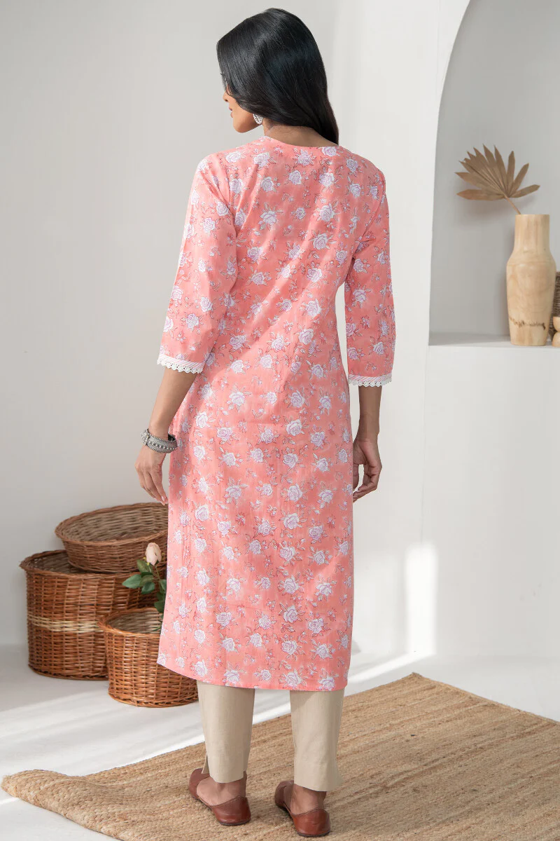 Roz Meher Nadia Sanganeri Kurta - Image 6