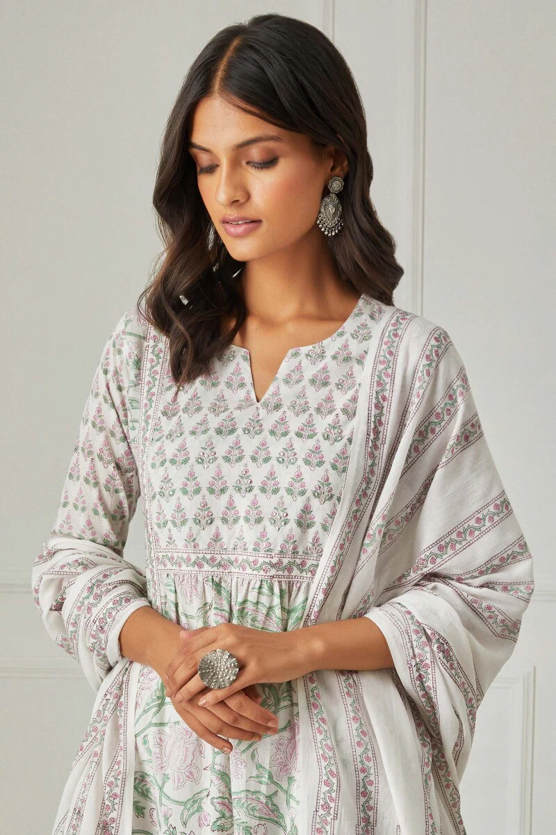 Roz Meher Nahid Sanganeri Dupatta