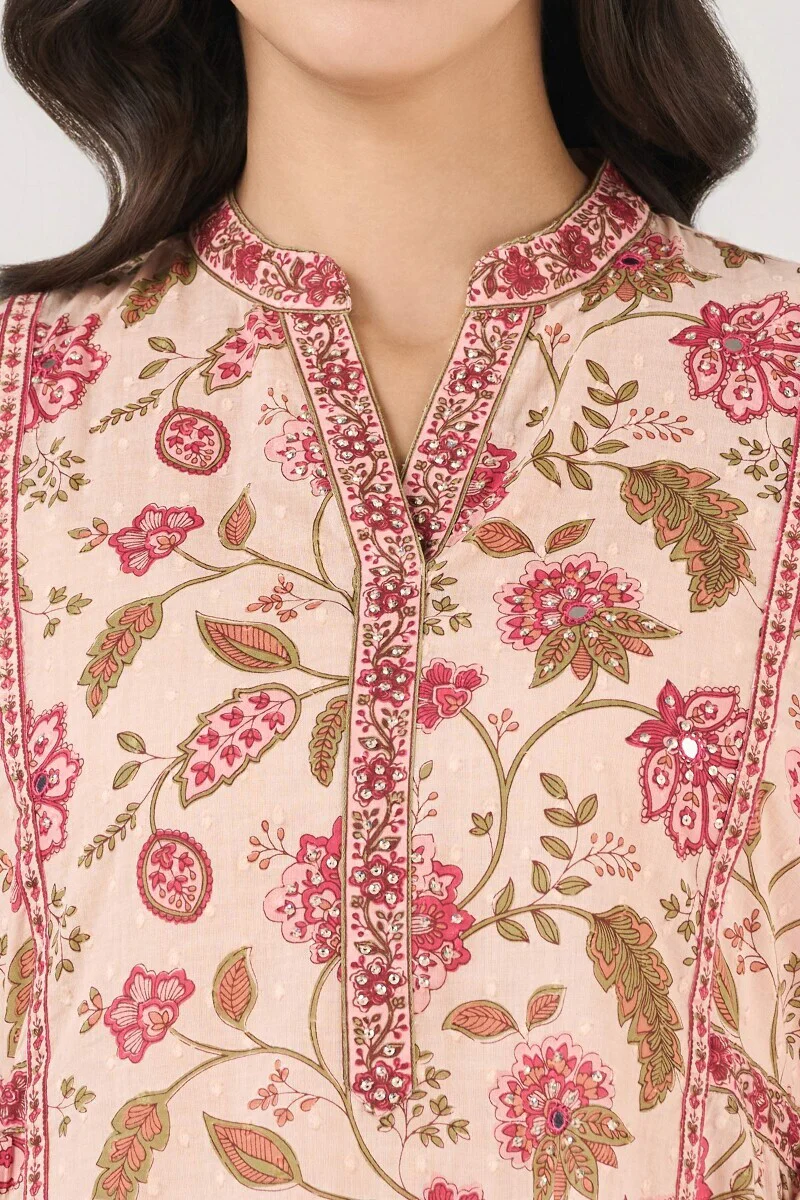 Roz Meher Rabiah Sanganeri Kurta - Image 5