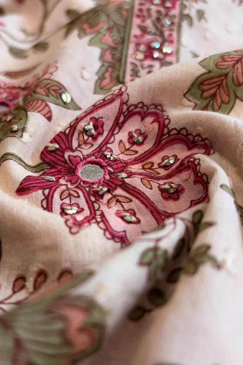 Surplus: Roz Meher Rabiah Sanganeri Kurta - Image 2