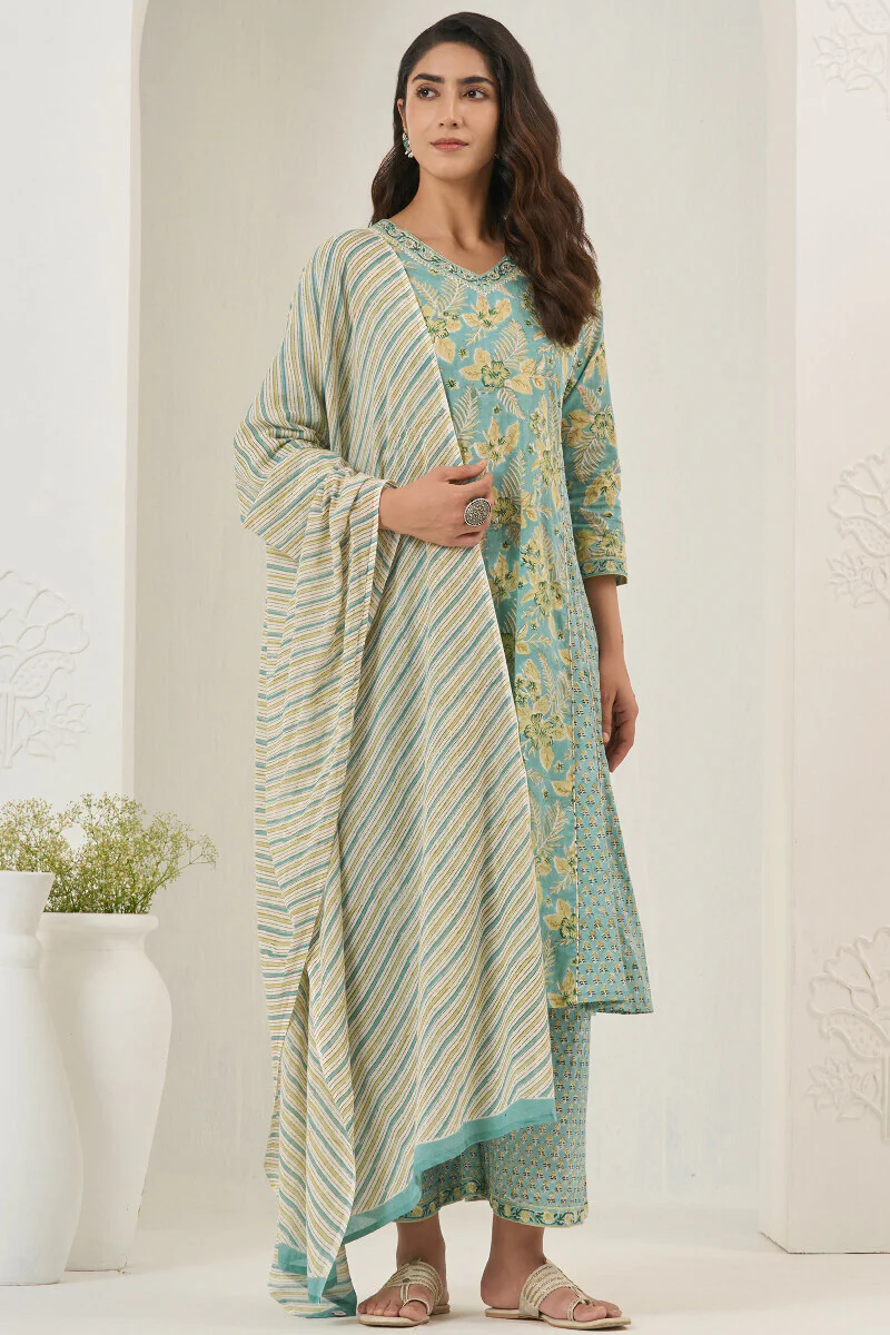 Roz Meher Saher Sanganeri Kurta - Image 4