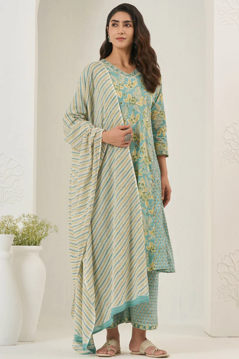 Surplus: Roz Meher Saher Sanganeri Kurta - Image 3