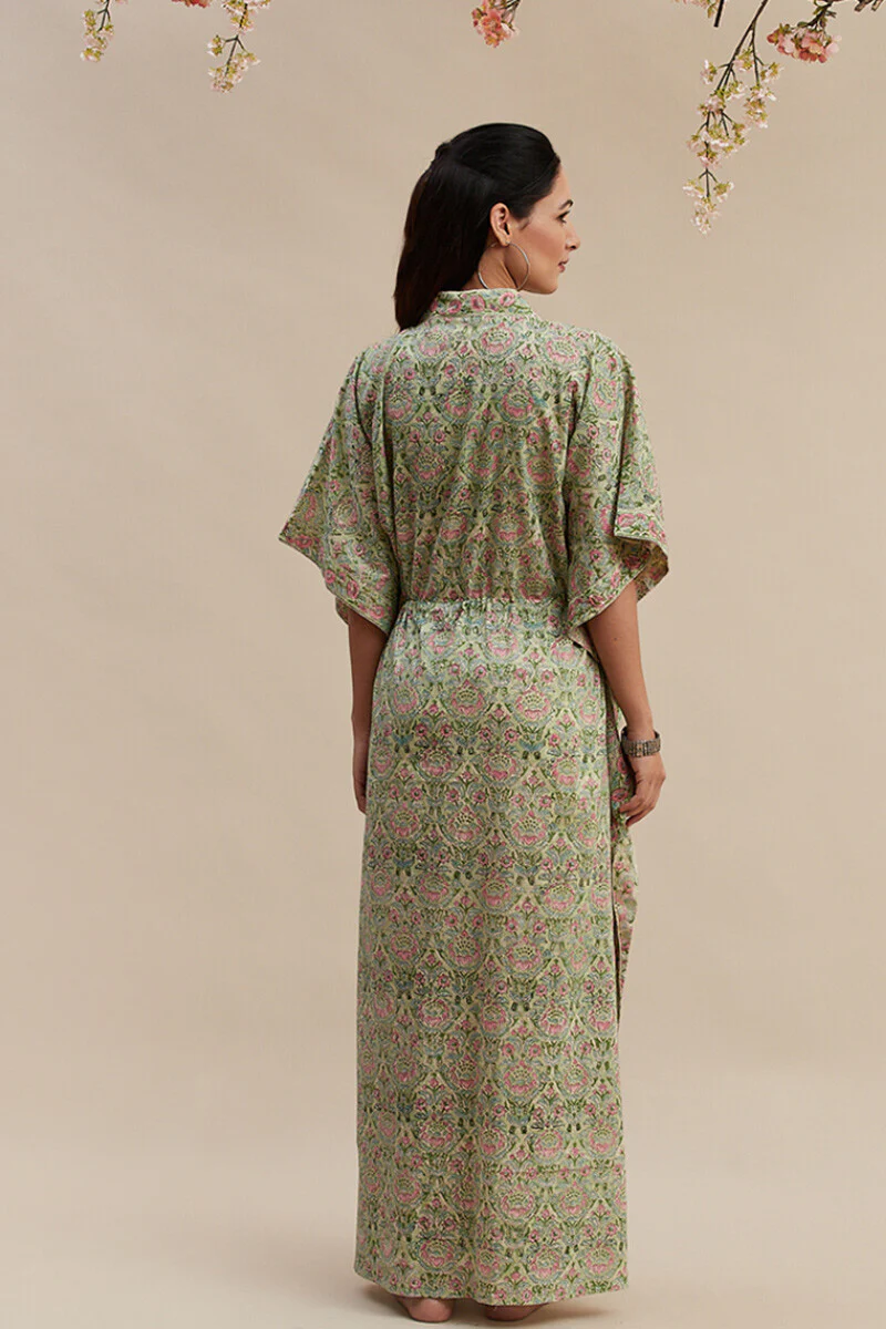 Roz Meher Tara Free Size Kaftan - Image 4