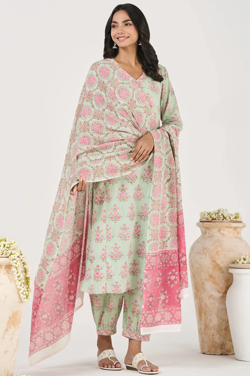 Surplus: Roz Meher Zafia Sanganeri Dupatta - Image 3
