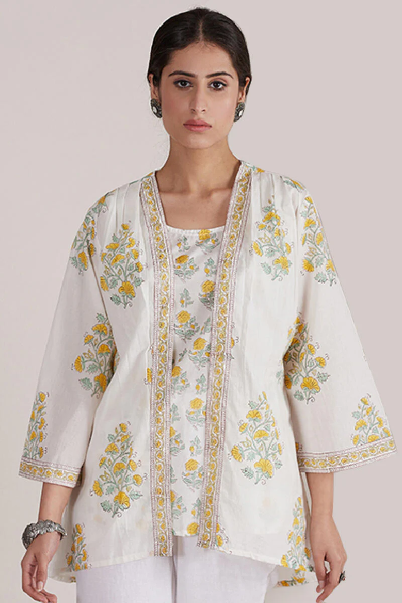 Roz Meher Zahabiya Kimono
