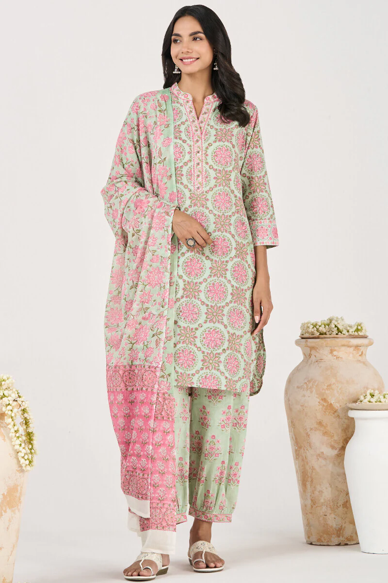 Roz Meher Zeinab Sanganeri Izhaar Pants - Image 3