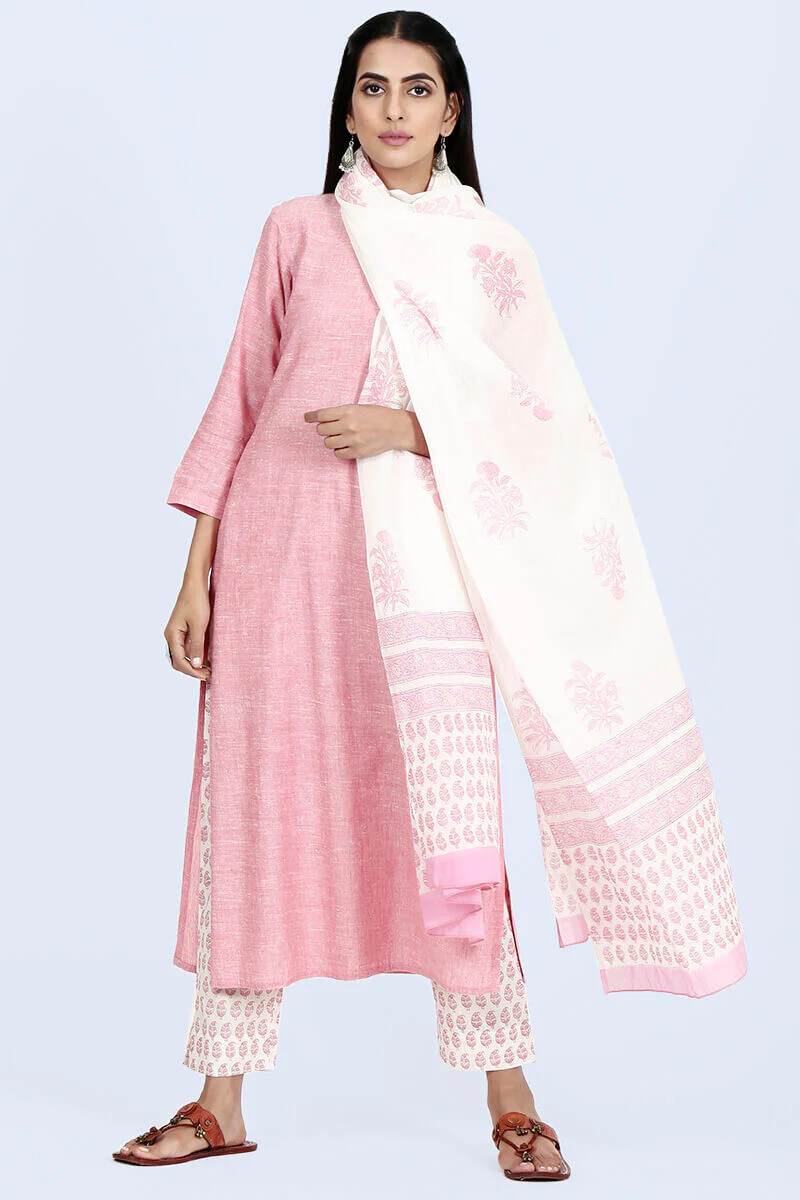 Roza Afreena Pink Kurta - Image 2