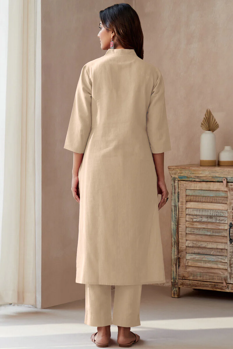 Roza Cream Kurta - Image 8