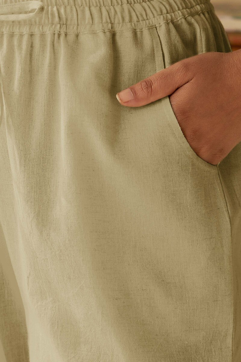 Roza Dahlia Beige Narrow Pants - Image 4