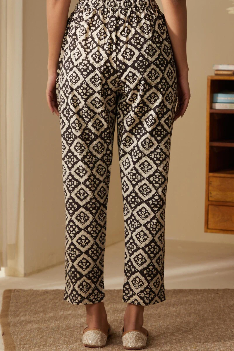 Roza Farah Bagru Narrow Pants - Image 5