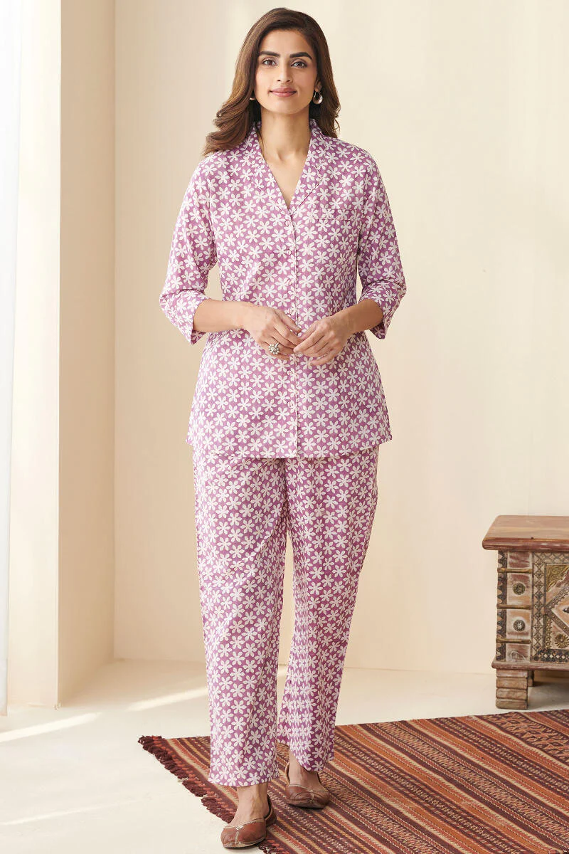 Roza Heer Sanganeri Loungewear Set - Image 4